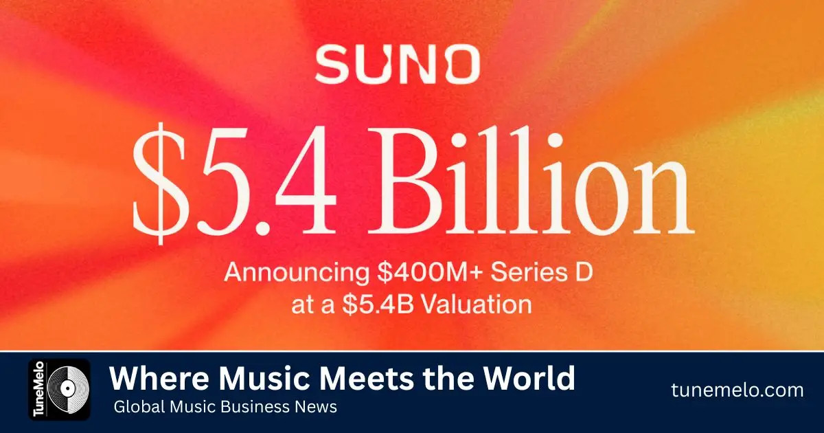 Suno Secures Over $400 Million in Fresh Funding, Reaches $5.4 Billion Valuation